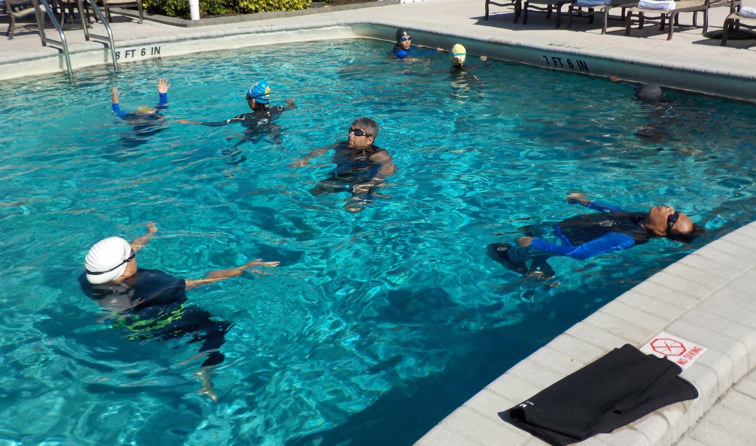 adult swimming lessons, fear of swimming