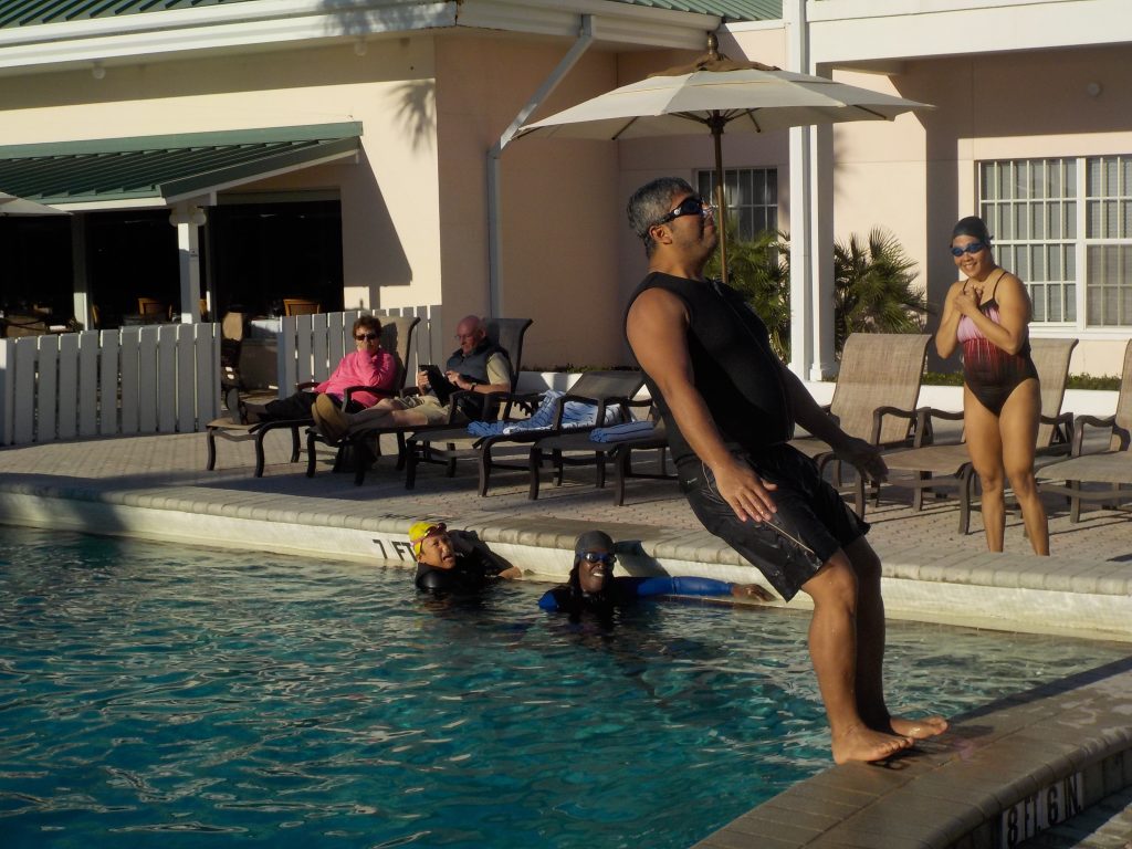 swim instructor training, learn to teach adults to swim